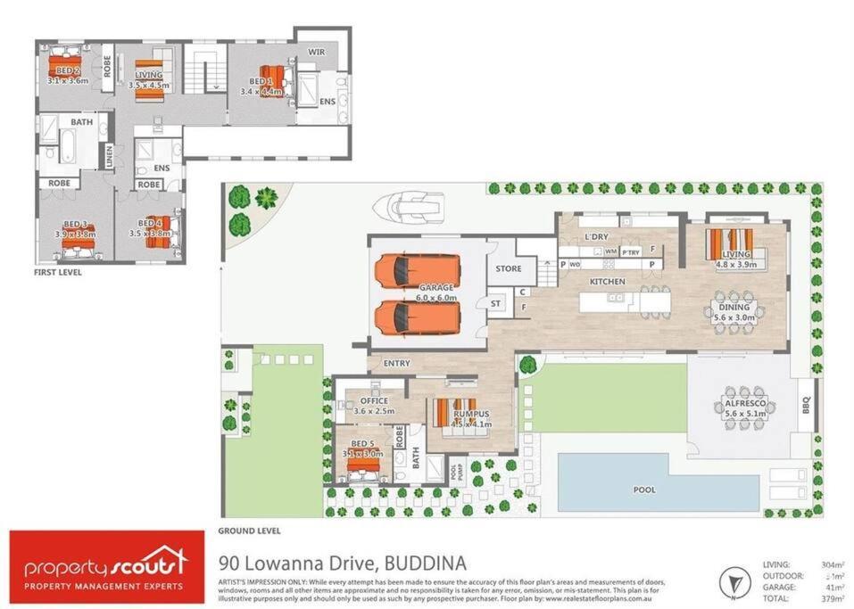 Beachside Buddina Luxury Family House 5 Bedrooms Luaran gambar